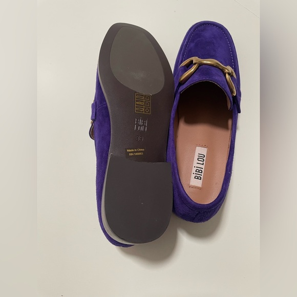 NWOB Bibi Lou Loafers in Violet , Sz US 8-8.5 / EU 39 - Picture 7 of 11